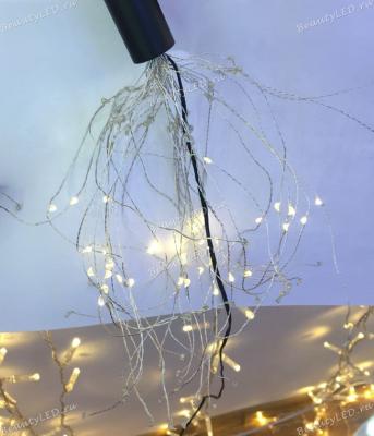 Светодиодный еж роса Laitcom, с динамикой 30см, 1,8W, 120 LED, IP67, проволока Shar 120-10-WW