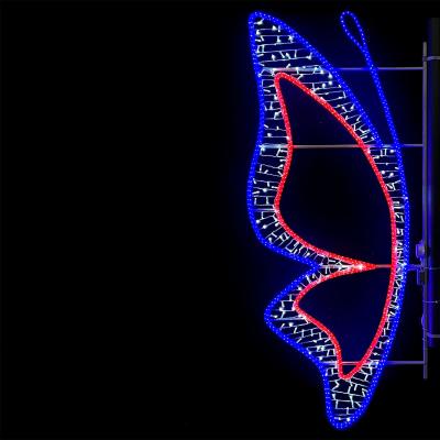 Светодиодная Консоль Laitcom «Бабочка большая» 100 х 250 см, Разноцветная, 220В