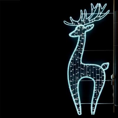 Светодиодная Консоль «Олень в Профиль» Laitcom 90 х 240 см, Белая, 220В