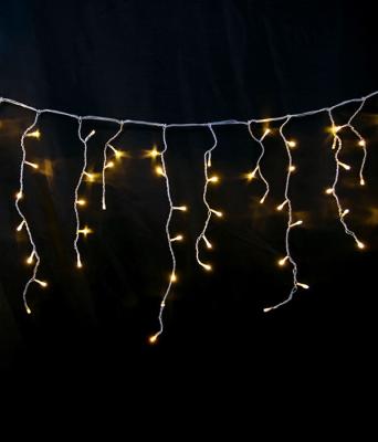 Светодиодная бахрома Laitcom 3,1x0,5м,150 LED, IP54, прозр.провод, т.белый (мерц. БЕЛЫЙ ДИОД)