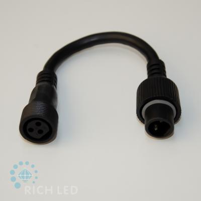Переходник RichLed, белый 2 pin на 3 pin для сеток, IP 54