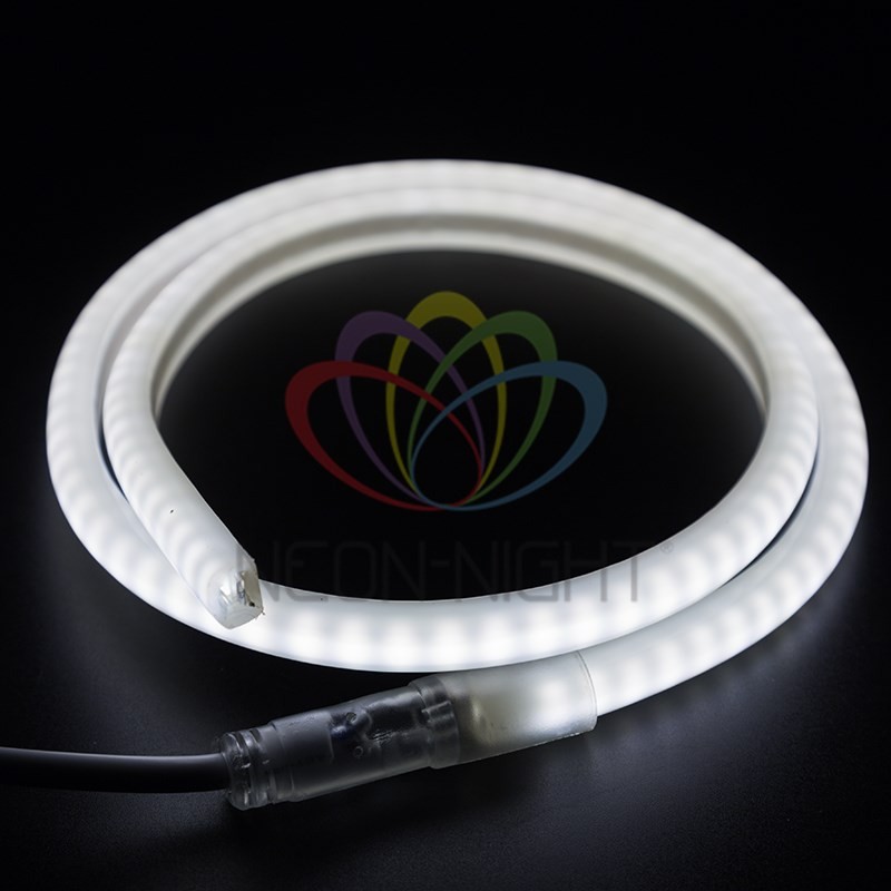 Качественная картинка Гибкий неон Neon-Night LED SMD 8х16 мм, белый, 120 LED/м, бухта 100 м