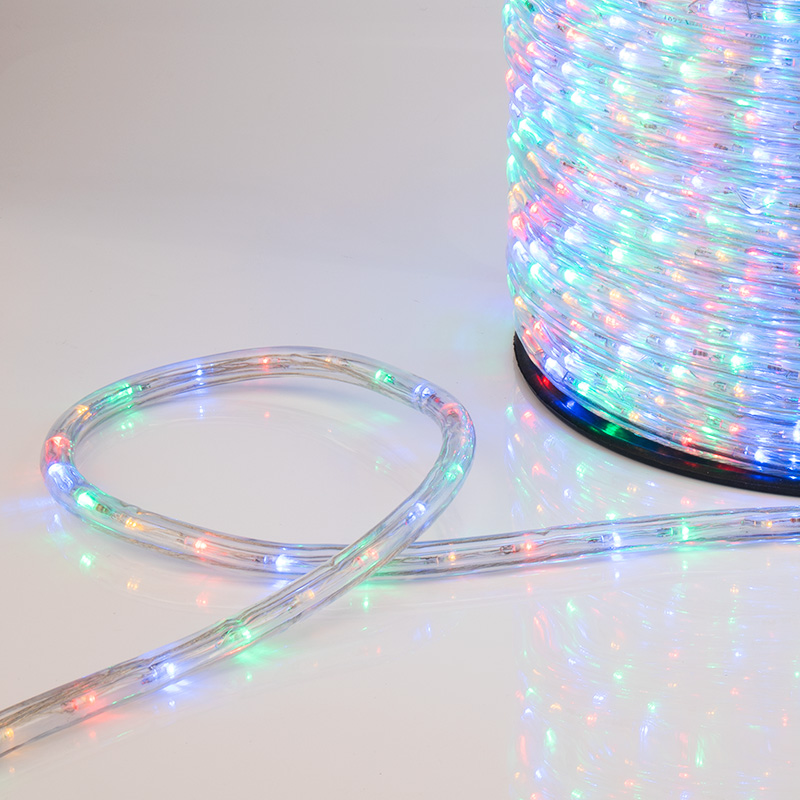 Качественная картинка Дюралайт NEON-NIGHT трехжильный 230В 13мм 36 LED/м МУЛЬТИ (RYGB) динамика