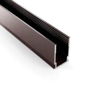 Профиль алюминиевый анодированный для гибкого неона 8х16мм, 2м, коричневый NEON-NIGHT