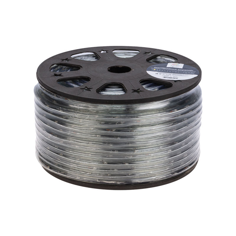 Качественная картинка Дюралайт NEON-NIGHT двухжильный 230В 13мм 24 LED/м БЕЛЫЙ мерцание Эконом