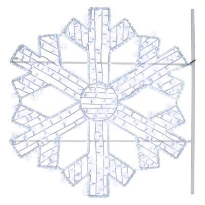 Фигура световая Снежинка 125х120 см, 200 LED, IP65, цвет свечения белый NEON-NIGHT