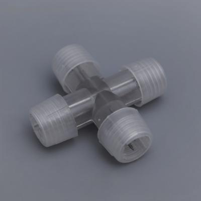 Коннектор Luazon Lighting для дюралайта 13 мм, 2W, Х - образный 461020