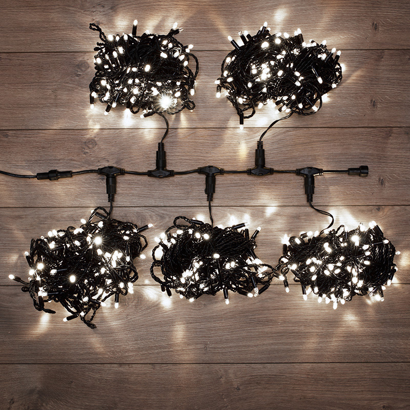 Гирлянда LED ClipLight Neon-Night 24V, 5 нити по 20 м Flashing (Белый)