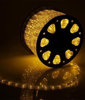 Дюралайт круглый Laitcom, 13мм, шаг резки 1м, 36 led/m, 220В, свечение 360 гр., IP65, 100 м, желтый