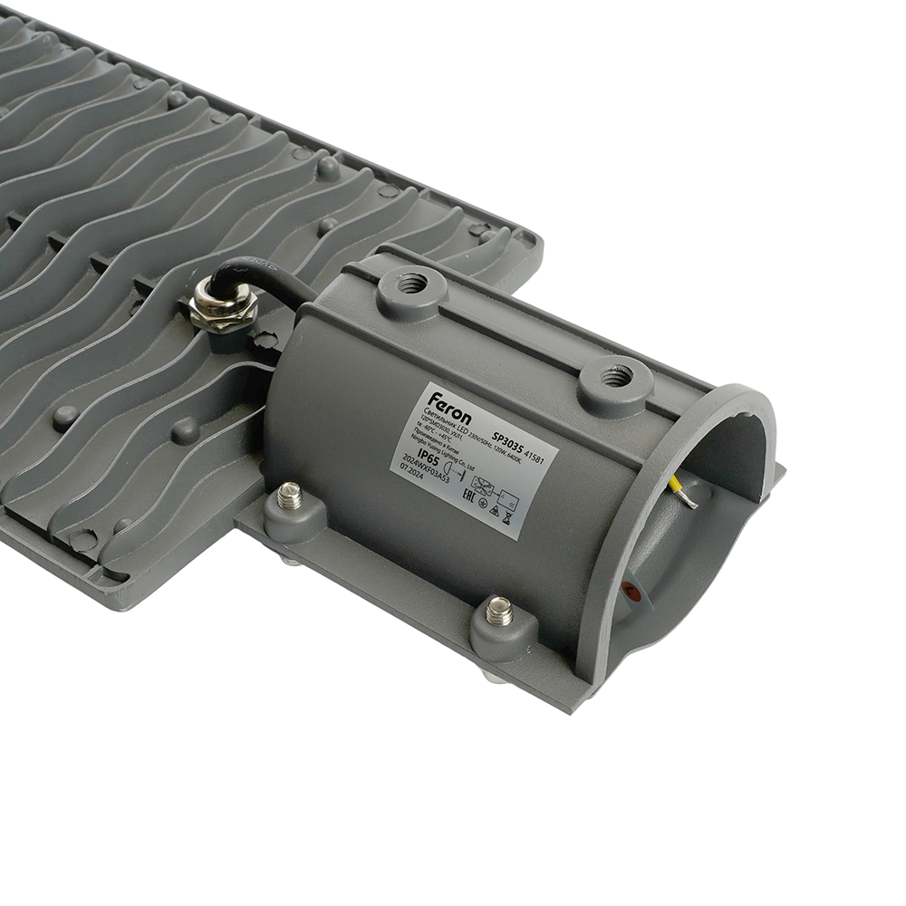 Качественная картинка Уличный светодиодный светильник 80W 6400K AC230V/ 50Hz цвет серый  (IP65), SP3034