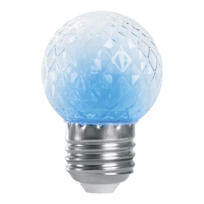 Светодиодная лампа-строб Feron, (1W) 230V, E27, синий, G45, LB-377