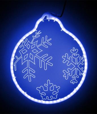 Светодиодная Фигура Шар Laitcom 30 x 30 см Синяя, Гибкий Неон и Акрилайт, IP54