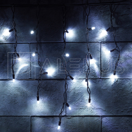 Светодиодная бахрома (Айсикл) ALEDUS 3x0.5 м, провод ПВХ, IP 54, без мерцания