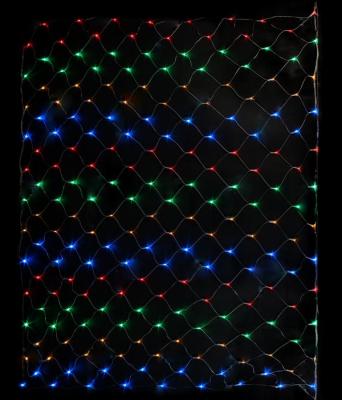 Светодиодная сеть Laitcom, 2x3м, 384 led, IP54, 220V, прозр. пр. с контр., мульти Светодиодная сеть Laitcom, 2x3м, 384 led, IP54, 220V, прозр. пр. с контр., мульти