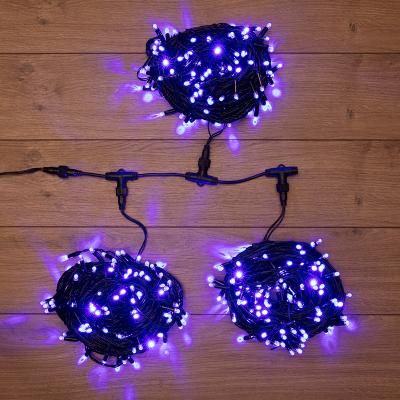 Гирлянда NEON-NIGHT ClipLight 24V, 3 нити по 20 м, динамика, Синий