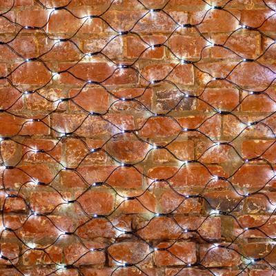 Cветодиодная cеть NEON-NIGHT 1х1,5м БЕЛЫЙ черный ПВХ IP65 динамика 230В