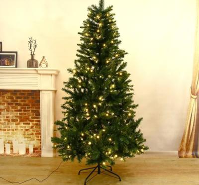 Ёлка Эксклюзив фибро зеленая классика 180 см, d нижнего яруса 105 см,646 веток мод. AG21