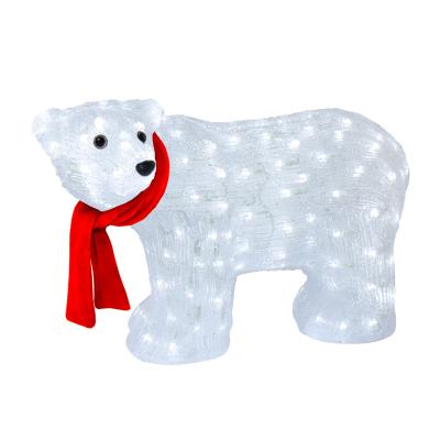 Акриловая светодиодная фигура Мишка 60 см, 200 светодиодов, IP65 NEON-NIGHT