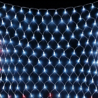 Программируемая светодиодная сеть Laitcom, 2х2м, 400 LED, IP65, белый провод, SMART-RGB