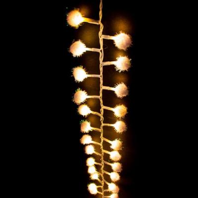 Светодиодная гирлянда "Снежные шарики" Laitcom, 2 м, IP20,128 LED, теплый белый Светодиодная гирлянда "Снежные шарики" Laitcom, 2 м, IP20,128 LED, теплый белый