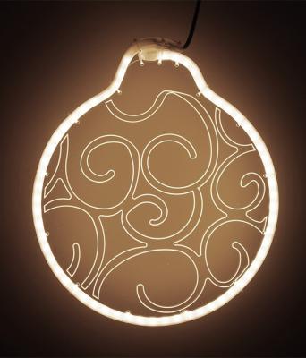 Светодиодная Фигура Шар Laitcom 30 x 30 см Тепло-Белая, Гибкий Неон и Акрилайт, IP54