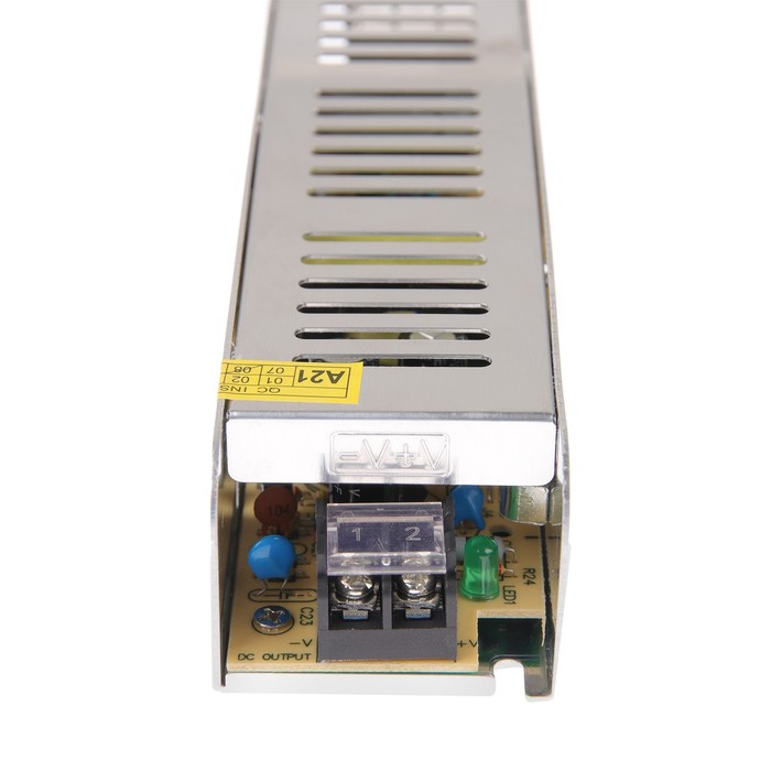 Качественная картинка Узкий блок питания General для светодиодной ленты 12 В, 120 Вт, IP20