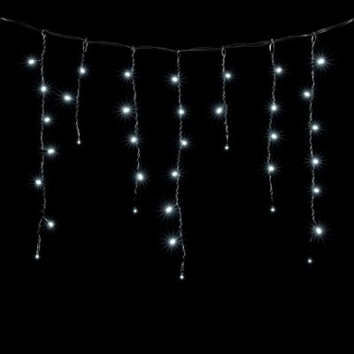 Светодиодная бахрома Laitcom 3,1x0,5м, 150 LED, 220В, IP54, черн.провод, белый, мерц белого диода