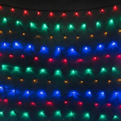 Светодиодная сеть Laitcom, 2 x 2 м, 256 led, черный провод, 24V, IP 54, мульти