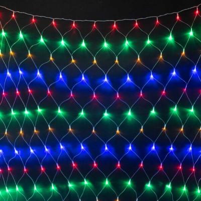 Светодиодная сеть Laitcom, 2x2м, 256 led, IP54, 24В, прозр. пр.ПВХ, разноцветный