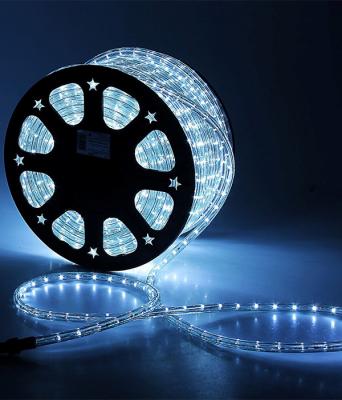 Дюралайт круглый Laitcom, 10мм, шаг резки 0,25м, 36 led/m, свечение 360 гр., IP65, синий, 100 м.