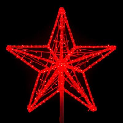 Светодиодная Макушка "Кремлевская Звезда" Laitcom 70 см, Красная, 220В