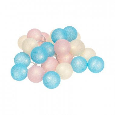 Тайские фонарики Перламутр Neon-Night 5м, проз.ПВХ, IP20, 25LED, т.белый, USB