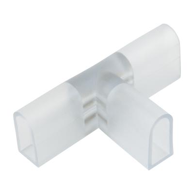 Соединитель контактный Т-образный для светодиодных лент UNIEL ULS-N21 NEON 220В, 8x16мм, 2 контакта,