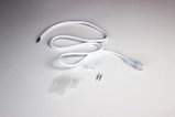 Комплект для подключения для гибкого неона Teamprof, 8х16 мм TPF-FX816D-120-24V, белый провод