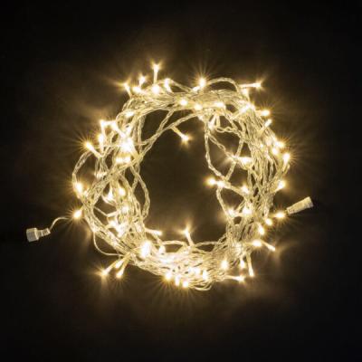 Светодиодная нить Laitcom, 10м, 24V, 100 LED, IP54, прозр.провод, шампань