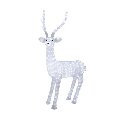 Акриловая светодиодная фигура Северный олень 130 см, 380 светодиодов, IP65 NEON-NIGHT