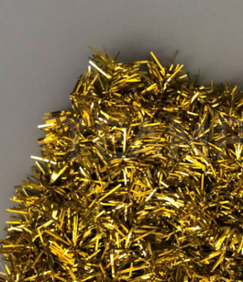 Gloss Net, Teamprof, сетчатый ковер из мишуры на проволочном каркасе, золото