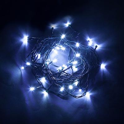 Светодиодная гирлянда Feron  CL04, 230V  60 LED 6 м, синий, IP 20, шнур 1.5м.