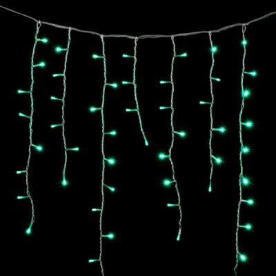 Светодиодная бахрома Laitcom 3,2x0,9м, 232 LED, IP65, прозр. пр., аква