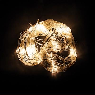 Светодиодная гирлянда сеть Feron CL30, 230V 240 LED 2х2м, 2700К, IP 20, сетевой шнур 1.5м.