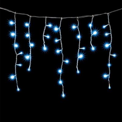 Светодиодная бахрома Laitcom 3x0,5м., 150 LED, IP65, прозр. пр., небесно голубой