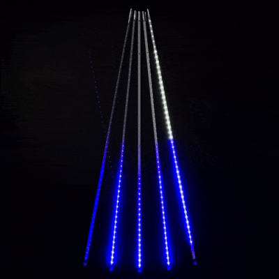 15-024 Комплект "Тающие сосульки" Laitcom, 24V, 5х1м, 480 Led, белый-синий