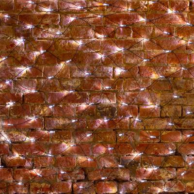 Cветодиодная cеть NEON-NIGHT 2,5х2,5м БЕЛЫЙ черный ПВХ IP65 динамика 230В