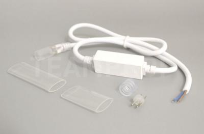 Комплект подключения для 2-х проводного дюралайта, Teamprof, без вилки, на 100 м, 6А, белый