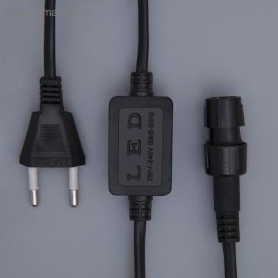 Шнур питания для дюралайта Luazon Lighting, 11 мм, 2W 767715