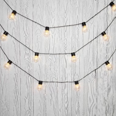 Гирлянда-лофт светодиодная Neon-Night 5 м, черный ПВХ, IP20, т.белый