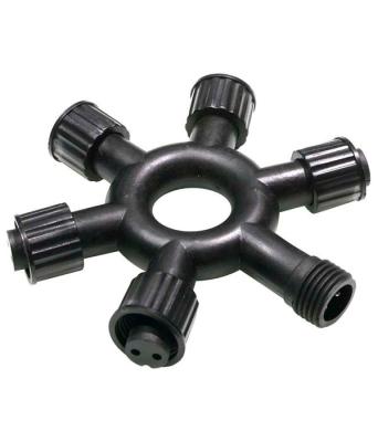 04-055 Разветвитель на 5, черный провод