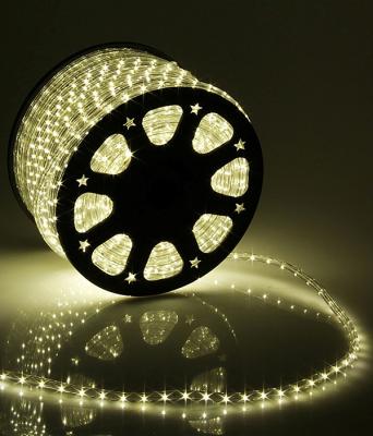 Дюралайт круглый Laitcom, 13мм, шаг резки 2м, 36 led/m, свеч.360 гр., IP65, т.белый, 100 м.