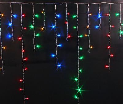 Светодиодная бахрома Rich LED 3*0,9 м, 220 В, мерцание, IP 65, герм. колпачок, мульти