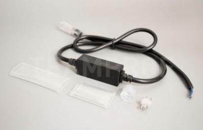 Комплект подключения для 2-х проводного дюралайта, Teamprof, без вилки, на 50м, 1А, черный Комплект подключения для 2-х проводного дюралайта, Teamprof, без вилки, на 50м, 1А, черный